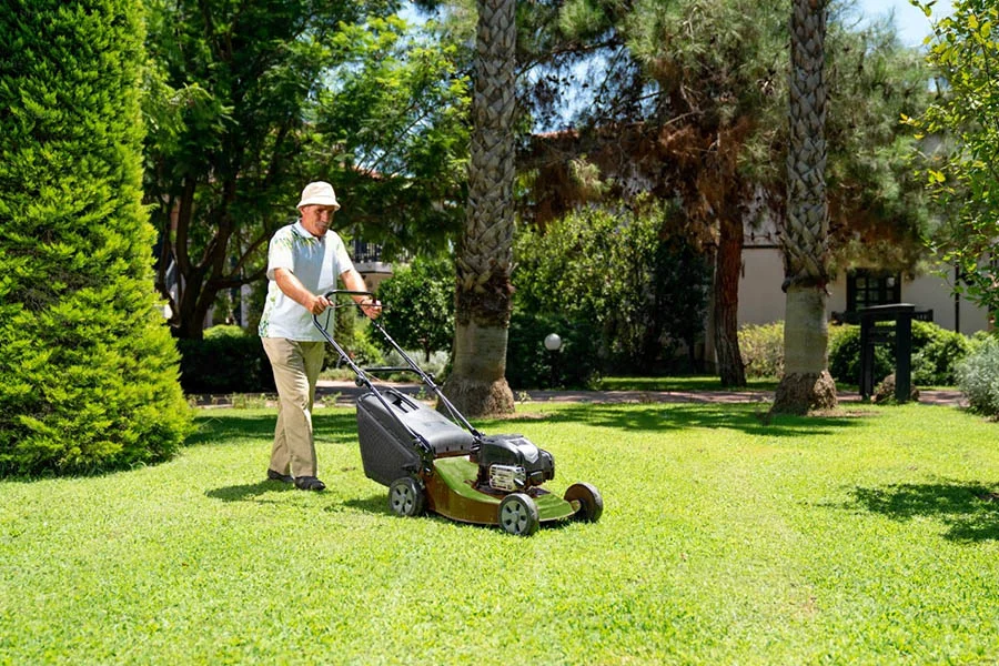 electric and battery lawn mowers